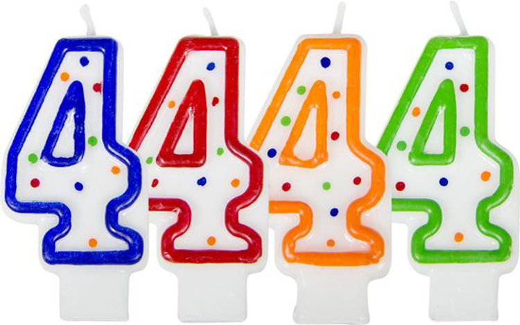 Picture of 9041- PARTY CANDLE NO 0-4-5-7-8 AND 9